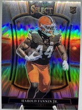 Harold Fannin Jr 2025 Panini Select #155 Silver Prizm Premier Level Rookie RC