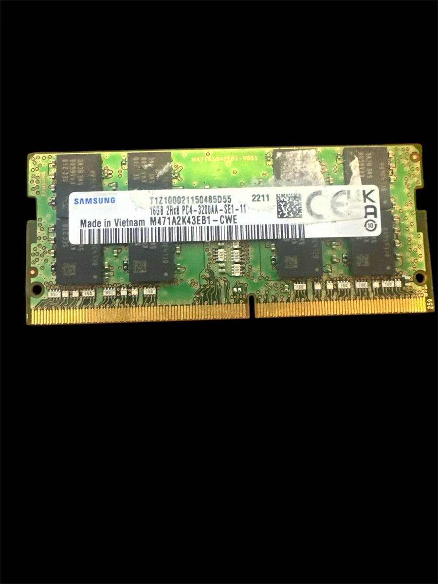 PC4-25600 (DDR4-3200) Bus Speed Computer RAM 16 GB Capacity per