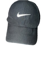 Nike Dri-FIT ADV Rise Structured Swoosh Flex Cap Hat Black M/L      e 