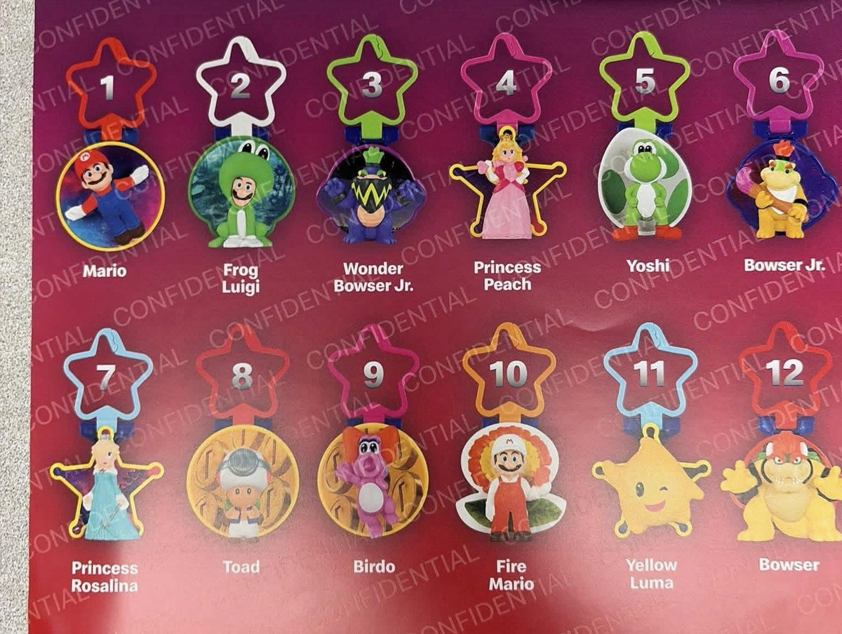 Toad (#8) 2026 McDonald's Super Mario Galaxy Happy Meal Toys