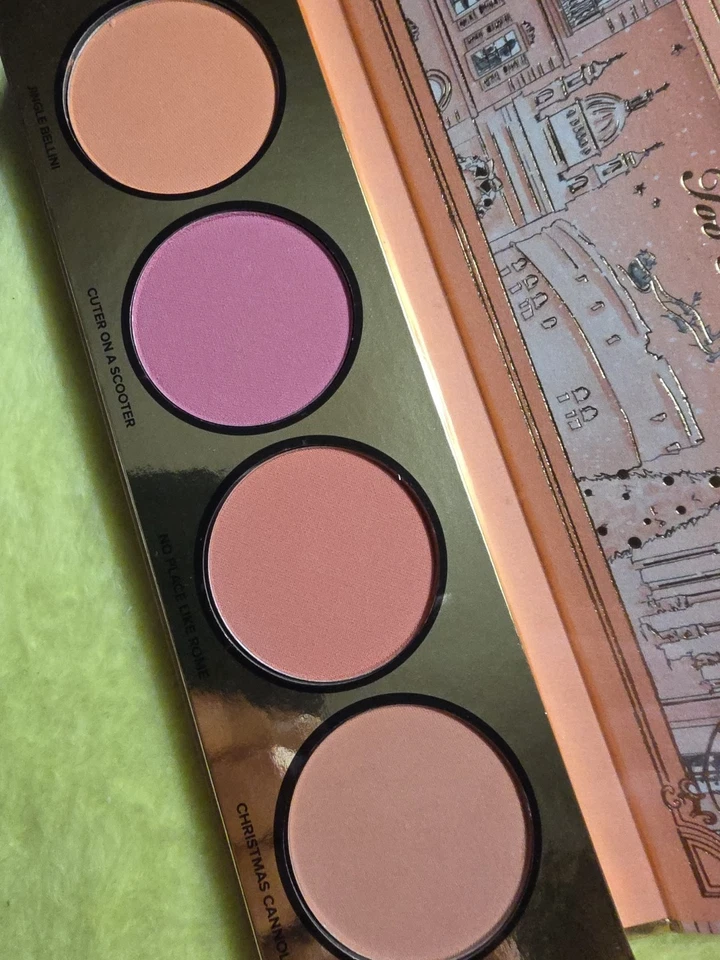 Too Faced Christmas In Rome 4 Shade Blush Palette Limited Edition BNIB Authentic - Image 3 of 4