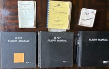 6 Vintage FED-EX & AA B727 Operating Manuals