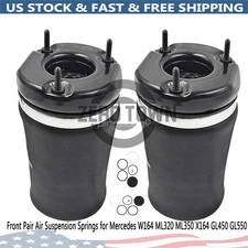 Front Pair Air Suspension Springs for Mercedes W164 ML320 ML350 X164 GL450 GL550