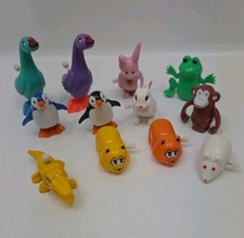 Vintage Wind Up Lot Of Animals All Working Penguins Cats Frog Monkey
