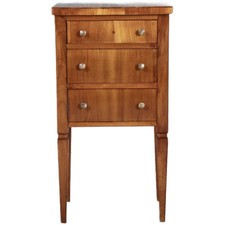 Antike sehr kleine Beistell Kommode Nachttisch Kirschbaum um 1800 Biedermeier Lo
