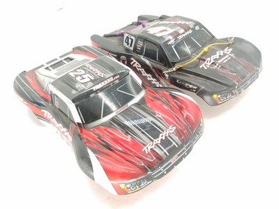 *2-PACK* RARE Vintage Original Traxxas Mini Slash 1/16 Short Course Truck Body T