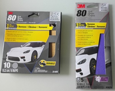 3M Sanding Discs 31451 - (10 pk) & 3M Performance Sandpaper 03076 - (5pk)
