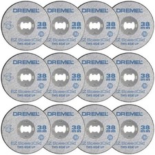 Image of Pack of 12 Dremel SC456 S456 EZ SpeedClic 38mm Metal Cutting Wheels