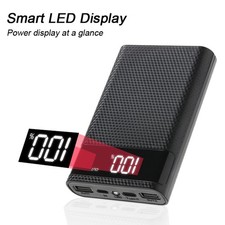 18650 Battery Power Bank Charger Case Box Fast Charging Digital Display