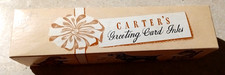 Carter's Greeting Card Inks/ Vintage Box/ 5 Dried Up Bottles