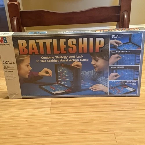 Vintage 1984 Battleship Game MB Milton Bradley SEALED New Old Stock Rare
