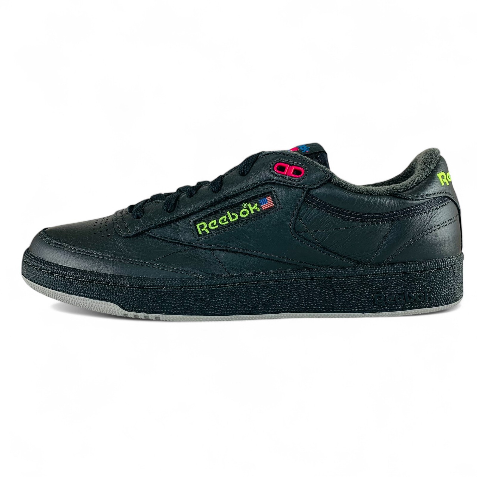 Reebok Club C 85 Vintage Men's Black Shoes Sneakers 100201173