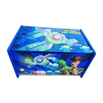 Toy Story Toy Chest Buzz lightyear The Gang Wooden Blue Kids