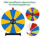 WinSpin 24" Pop Up Display Tabletop Prize Wheel Blue & Yellow for Outdoor Events — photo 2