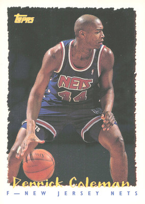 1994-95 Topps Spectralight - Derrick Coleman #176 Nets