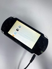 Sony PSP-1000 Piano Black Console #75 No Battery or Lid No Charger Works Plugged