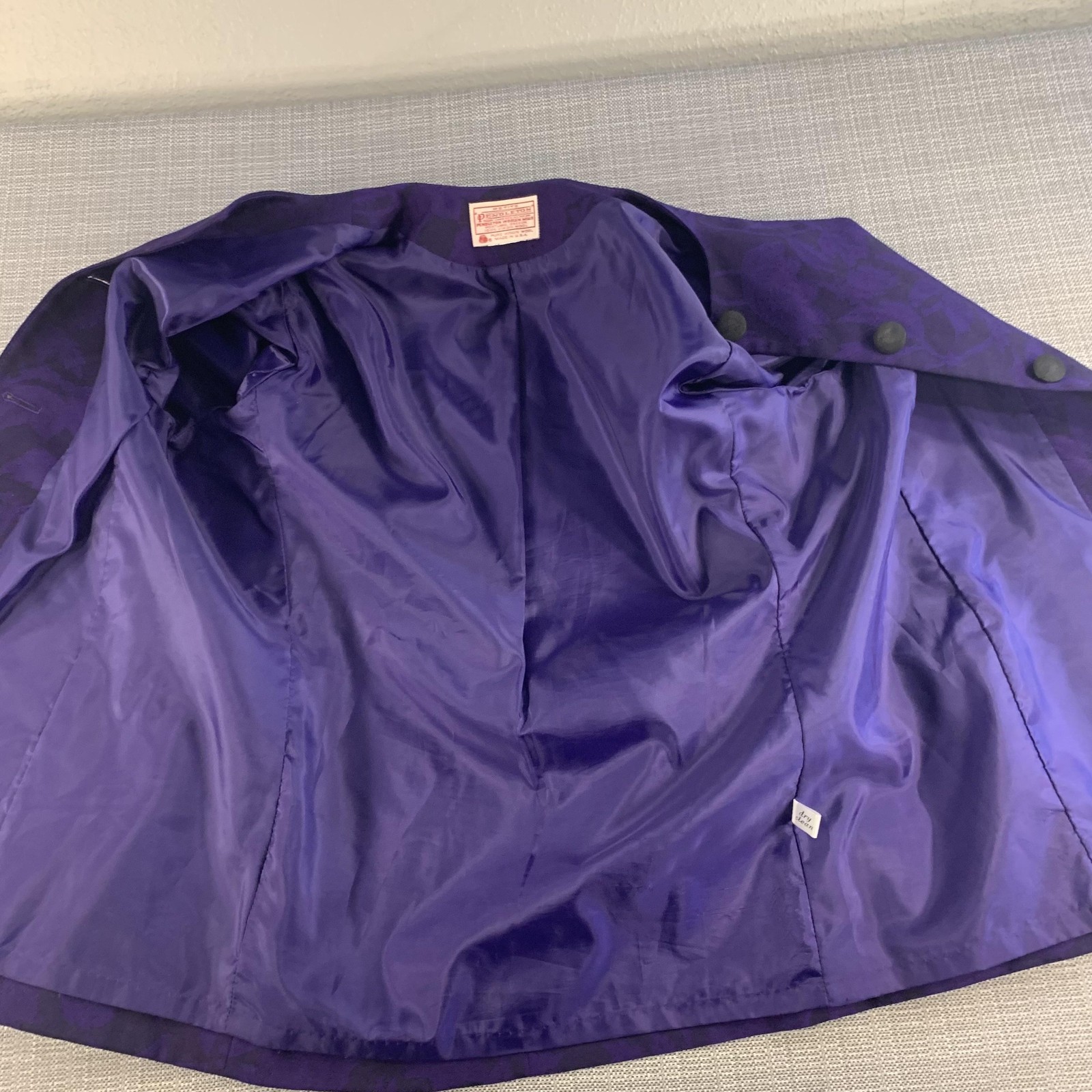 Pendleton Blazer Womens Medium Petite Purple Wool… - image 17