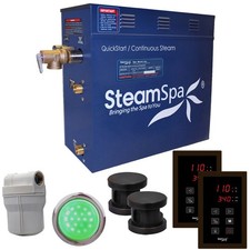 SteamSpa RYT1050 Royal 10.5 KW QuickStart Steam Bath Generator - Bronze