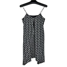 Madewell Bloomstamp V-Neck Silk Trapeze Cami Dress XS NWOT