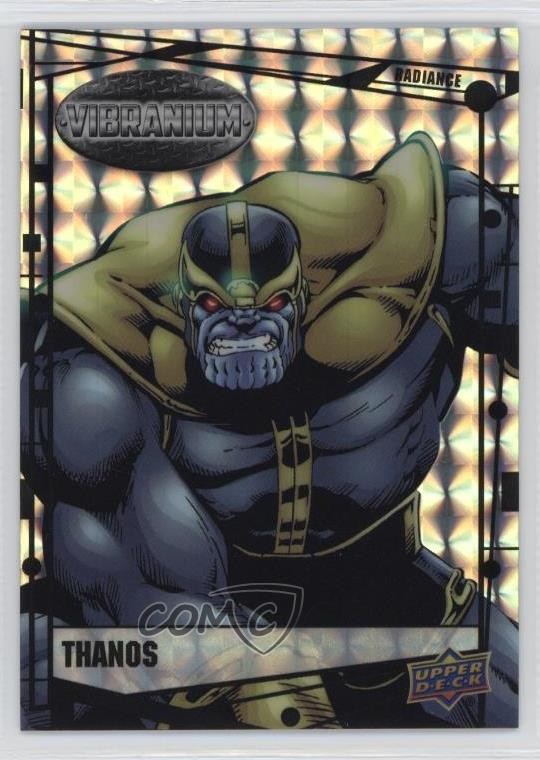 2015 Upper Deck Marvel Vibranium Radiance Vibranium /50 Thanos #15 1o52