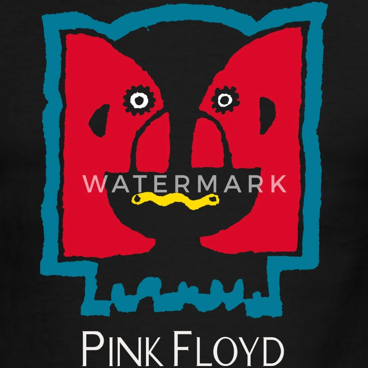 Pink Floyd The Division Bell Abstract Artwork Men's Ringer T-Shirt