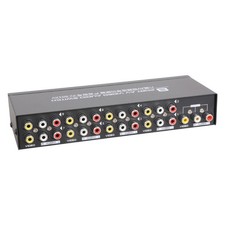 8-way Composite RCA AV Splitter 1X8 Video 1 in 8 out Splitter Distributor HDTV