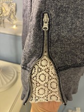 Aerie Navy Hoodie With Details
