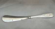 Antique VICTORIAN STERLING SILVER Handle Shoe Horn Monogrammed  J  