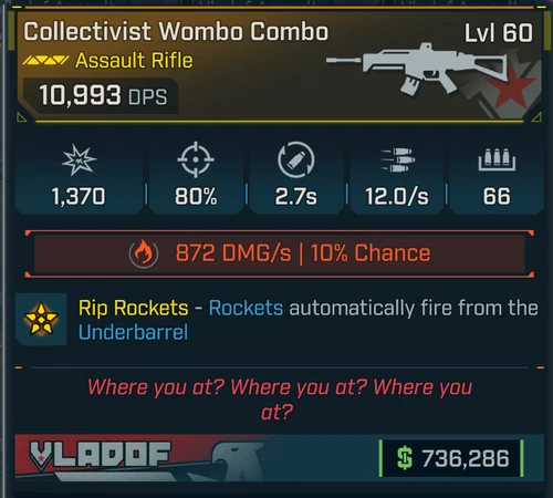 Borderlands 4 OP⭐GOD ROLL⭐SET OF 5 WOMBO COMBO⭐ALL  5 ELEMENTS⭐ PC/XBOX/PS4/PS