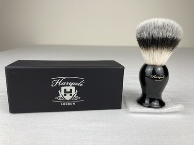 BADGER SHAVING BRUSH BY HARYALI LONDON SILVER TIP PREMIUM QUALITY ENGLAND NEW!