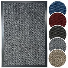 LARGE HEAVY DUTY DOOR MAT NON SLIP RUBBER BACK BARRIER KITCHEN HALLWAY FLOOR RUG