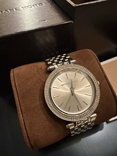 Michael Kors Darci Watch for Women, Silver Tone Quartz Stainless Steel Strap