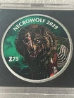Necrowolf Zombucks Colorized 1 Troy Ounce .999 Fine Silver- Only 1200 Minted