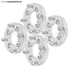 4X silver wheel spacers 4x110 to 4x137 10x1.25 studs 1" thick for Bombardier 500