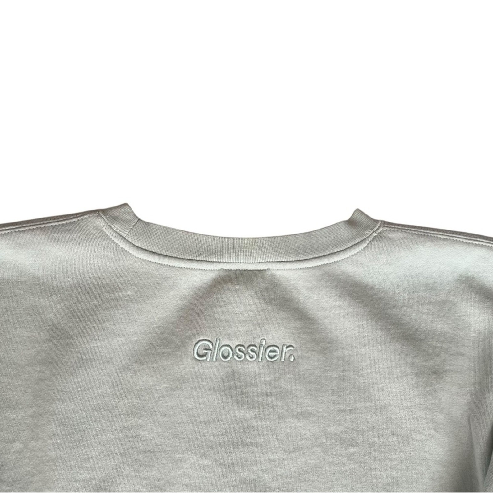 Glossier Women’s Limited Edition Boston Pullover Crewneck Isabella Green Size XL image 5