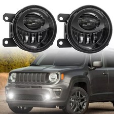 Pair Bumper Led Fog Lights For Jeep Renegade 2015 2016 2017 2018 2019 2020-2024 Pair Bumper Led Fog Lights For Jeep Renegade 2015 2016 2017 2018 2019 2020-2024