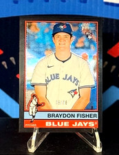 BRAYDON FISHER (RC), 2025 Topps Heritage High Number #646 SP/76 BLACK BORDERED
