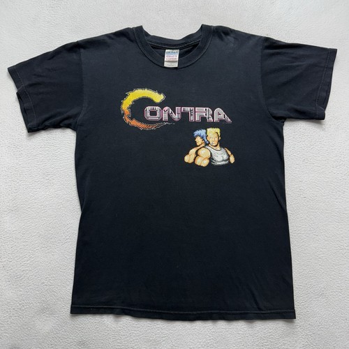 Vintage 2000s Contra Konami Video Game Small Shirt