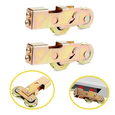 2 Pack Sliding Patio Door Rollers 1-1/4 Inch Sliding Door Tandem Roller Assembly