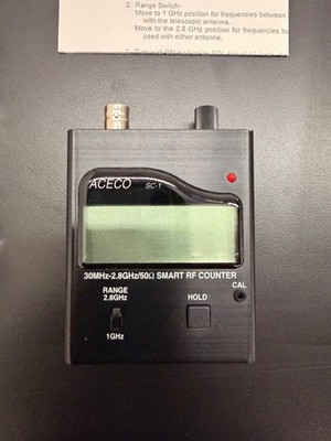 Aceco SC-1 Plus Detector of analogue and digital wiretaps and cell phones with L