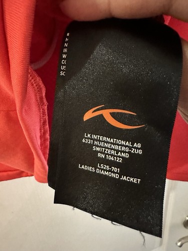 Kjus ladies “diamond” jacket in red size 38/ M - Picture 5 of 5