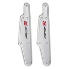 1 Pair Car Windscreen Silver Wiper Stand Windshield Wiper SUV Wing Blade Spoiler