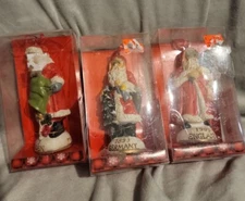 Rite Aid Home For The Holiday Santa Ornament Lot Of 3