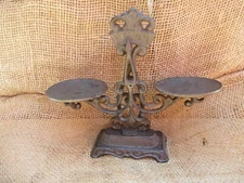 Rustic Farmhouse Scale Balance Decoration TableTop Decor Vintage Reproduction