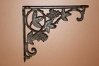 SHELF BRACKETS, Grapevine Design, Plant Shelf, Plant Hanger, Garden Decor, B-12B