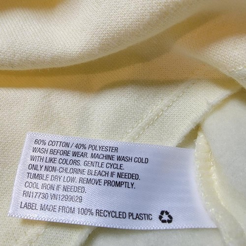 Art Class Polo Collar Sweatshirt Light Yellow Girl's Size L (10/12) - Picture 3 of 4