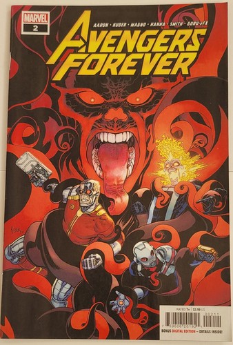 Avengers: Forever #2, 2022 - Marvel Comics - KEY ISSUE - 1ST PRINT - HIGH GRADE