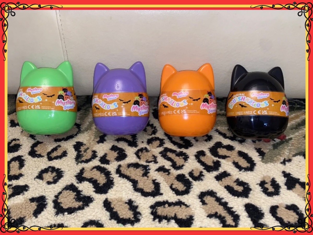 4 Squishmallows Halloween Mystery Squad Surprise Mini Plush
