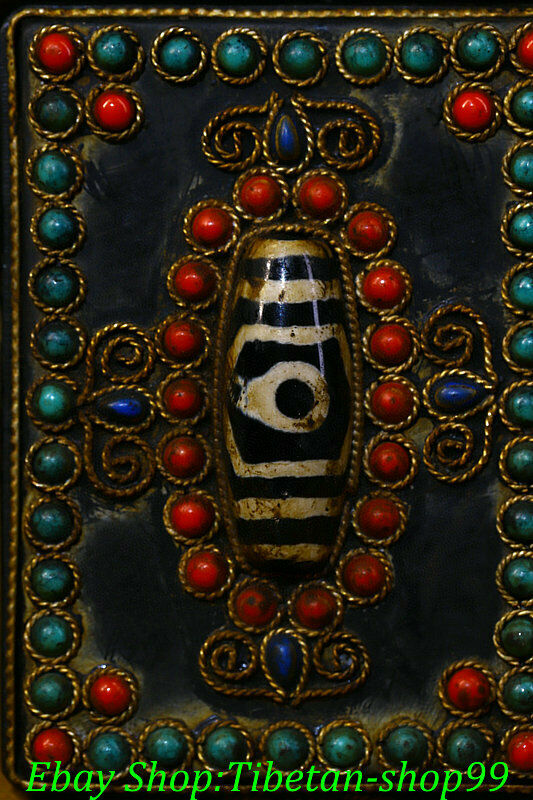 Natural Meteorite (Black Dzi Gem Tang Seng San Zang Ksitigarbha