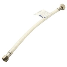 Thrifco 7642018 3/8" Comp X1/2" FIP X 12" Long Flexible Braided PVC Faucet Riser